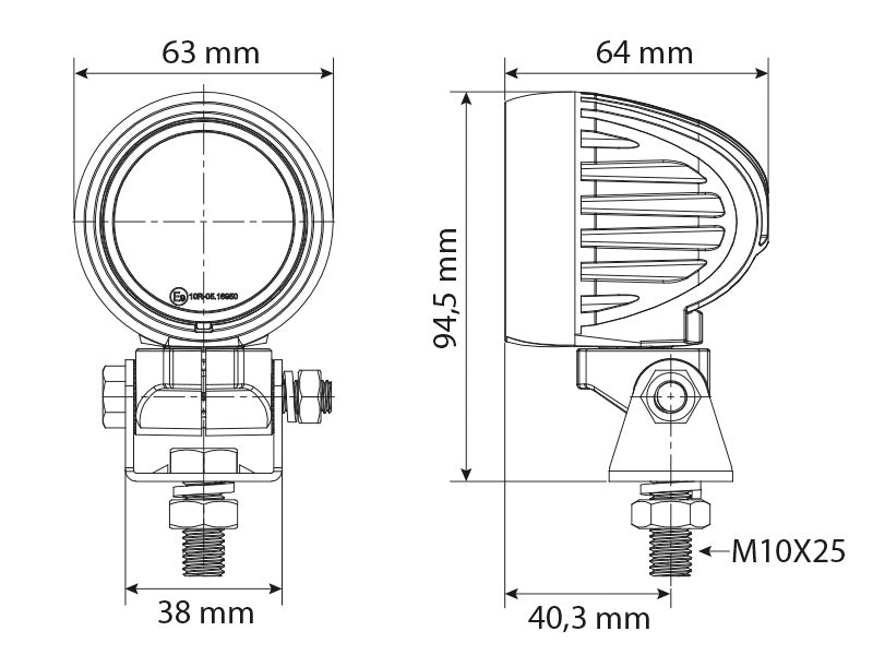 BULLBOY Agriline 20W työvalo