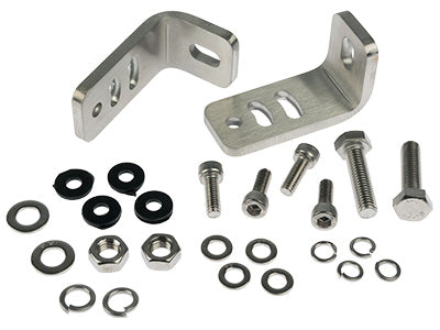 Kiinnikesarja L-malli 2 kpl, 6 mm rosteri, 28 mm