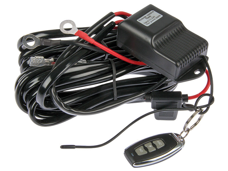 Johtosarja Kahdelle Valolle 12–24V, Kauko-ohjattava