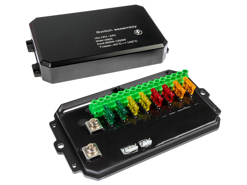 OPTIBEAM Ohjauspaneeli 8-kanavainen 12-24V 60A