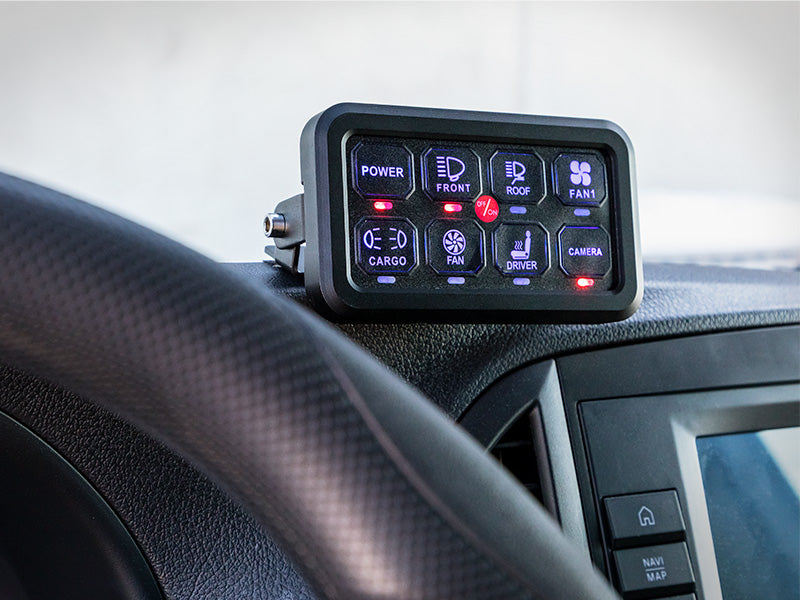 OPTIBEAM Ohjauspaneeli 8-kanavainen 12-24V 60A