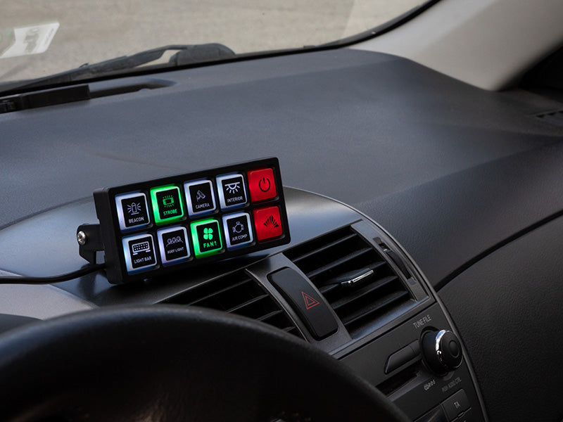 OPTIBEAM Ohjauspaneelisarja ohjelmoitava 8-kanavainen