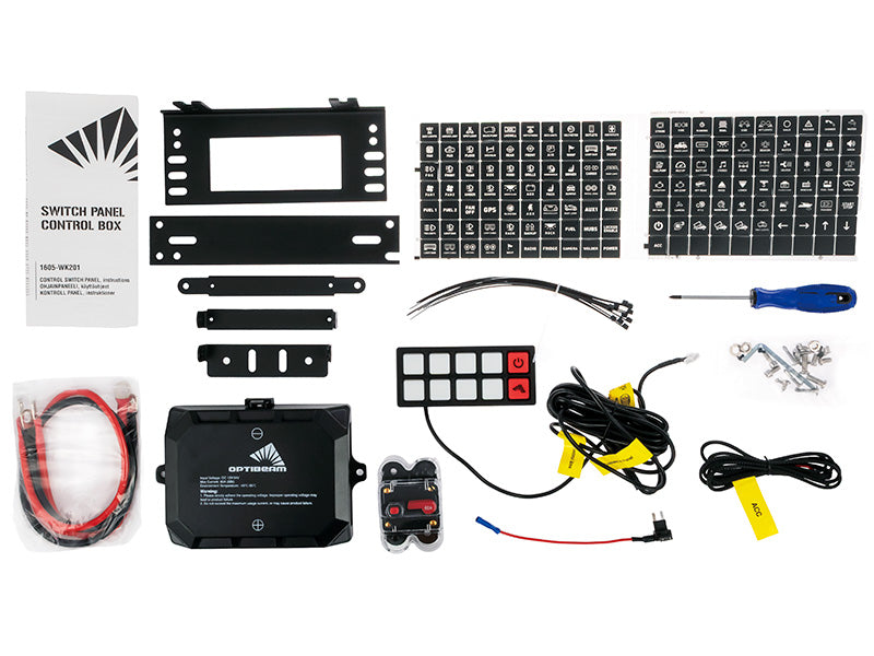 OPTIBEAM Ohjauspaneelisarja ohjelmoitava 8-kanavainen