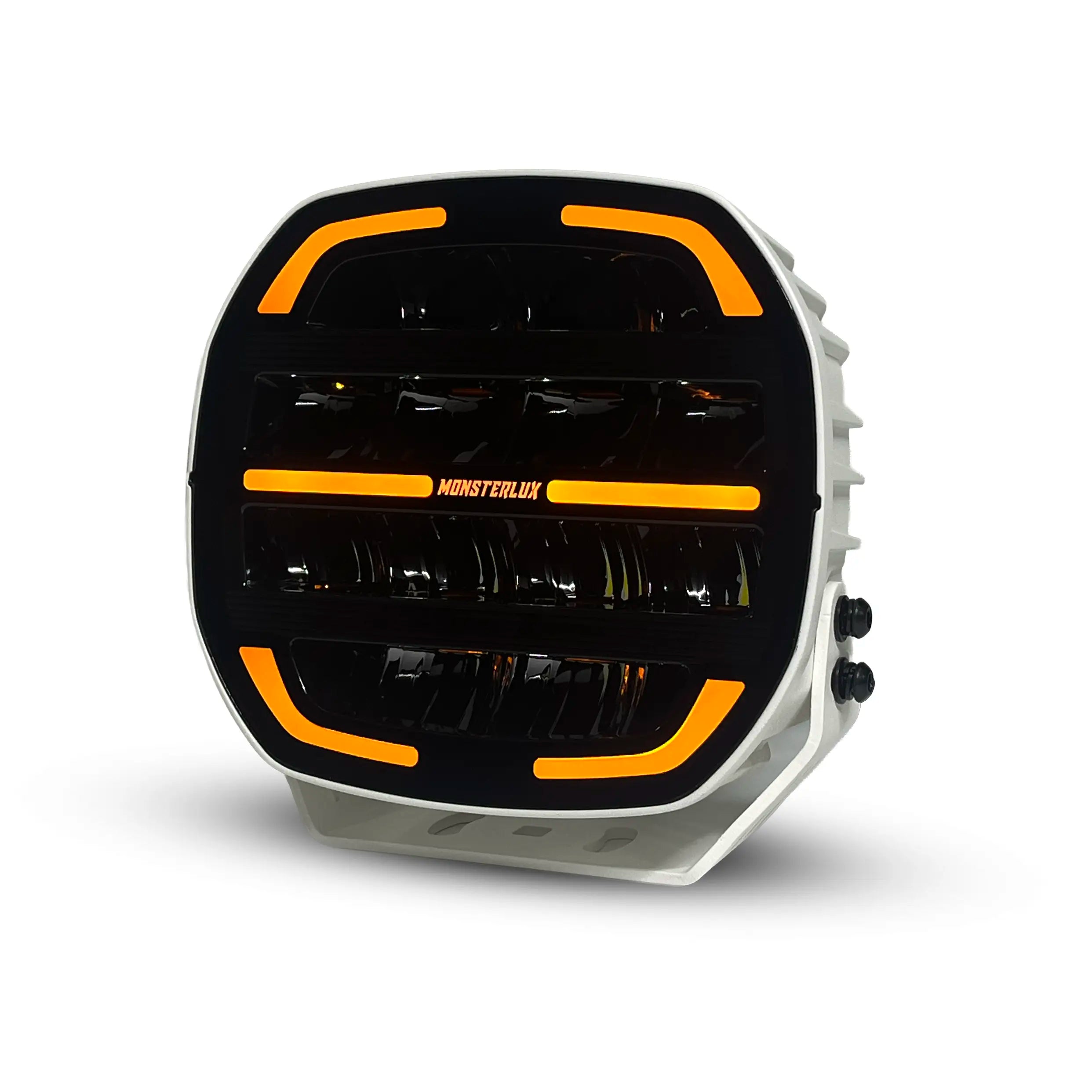 Monsterlux Core 7 LED-lisävalo Valkoisella Rungolla