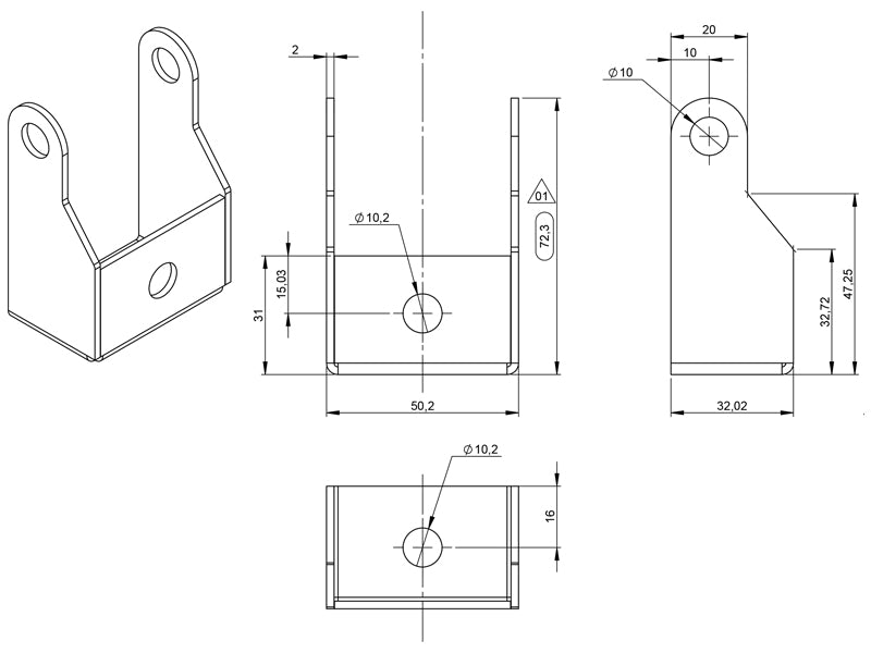 Työvalokiinnike RST